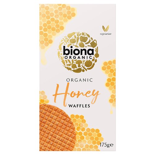 Biona Organic Honey Waffles 175g pack shot