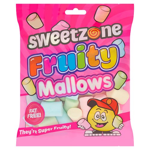 Sweetzone Fruity Mallows Bag 140g pack shot