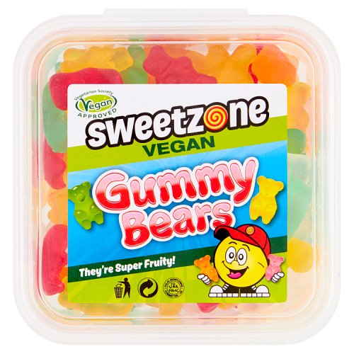 Sweetzone Vegan Gummy Bears Tubs 170g pack shot
