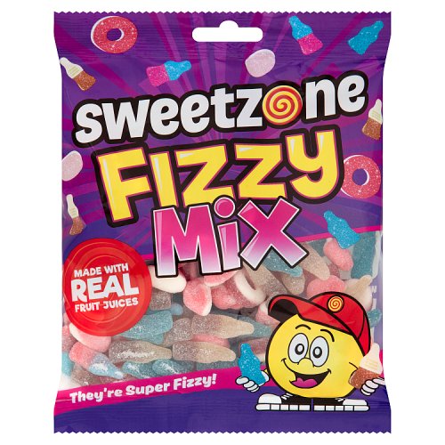 Sweetzone Fizzy Mix Bag 180g pack shot