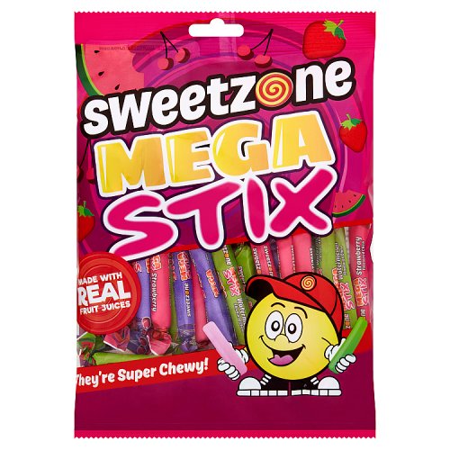 Sweetzone Megastix Bag 200g pack shot