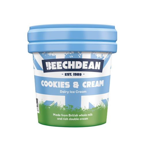 Beechdean Cookies & Cream 140ml pack shot