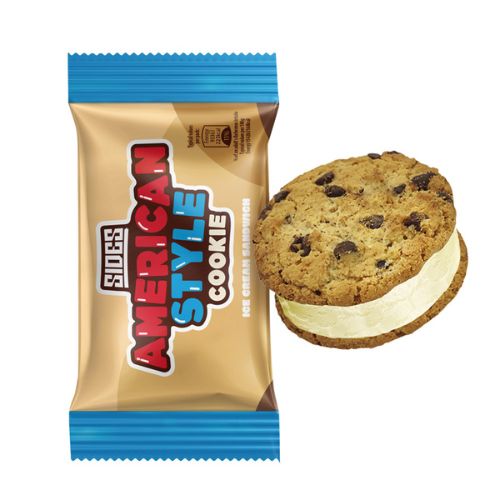 Sides American Style Cookie Ice Cream Sandwich 90ml pack shot