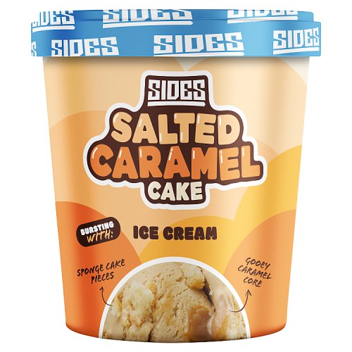 Sides Salted Caramel Cake 500ml pack shot