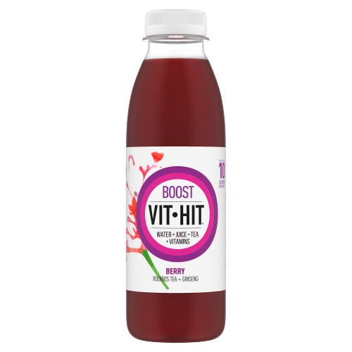 Vit Hit Boost Berry 500ml pack shot