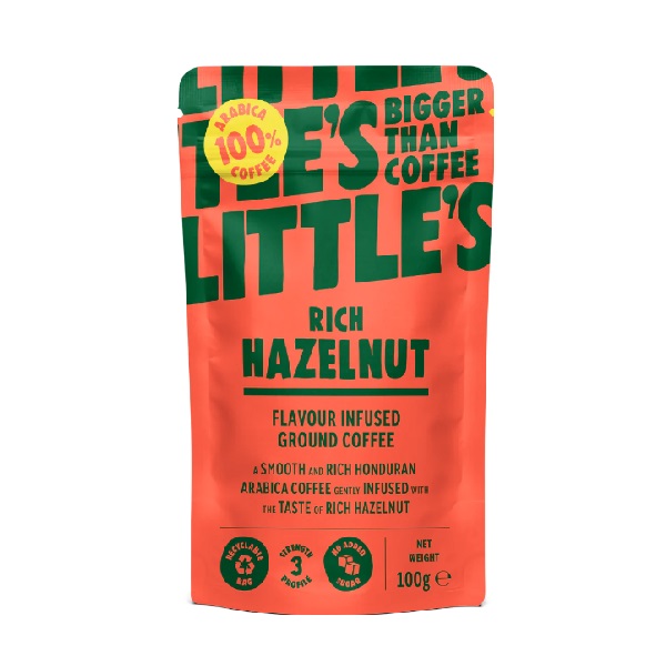 Littles Ground Coffee Rich Hazelnut 100g pack shot