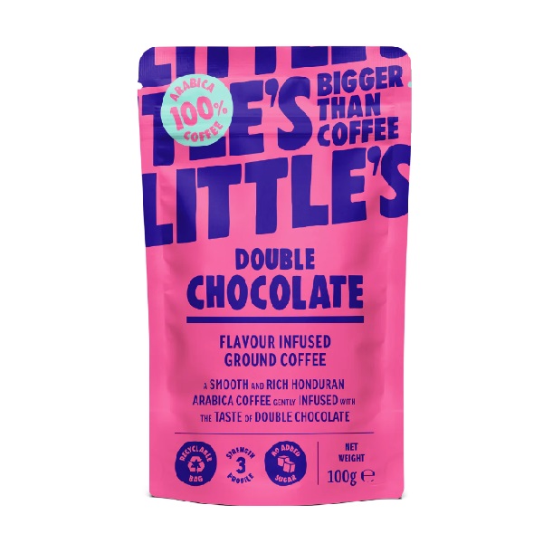 Littles Ground Coffee Double Chocolate 100g pack shot