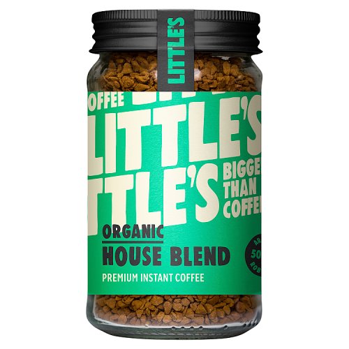 Littles Premium Instant Organic Coffee House Blend 100g pack shot