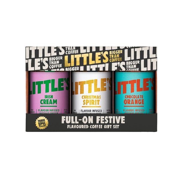 Littles Gift Set Full On Festive Irish Cream & Christmas Spirit & Choc Orange 3pk pack shot