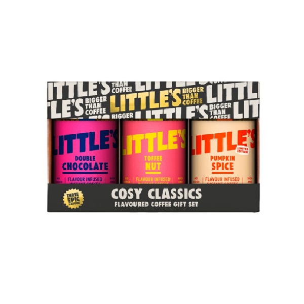 Littles Gift Set Cosy Classics Double Choco & Toffee Nut & Spice 3pk pack shot