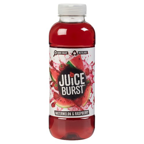 Juice Burst Watermelon & Raspberry 500ml pack shot