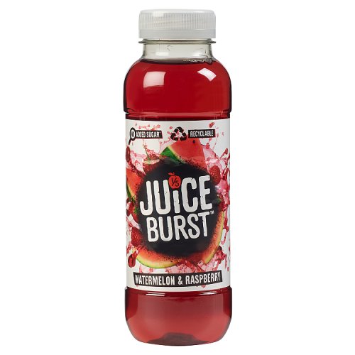 Juice Burst Watermelon & Raspberry 330ml pack shot