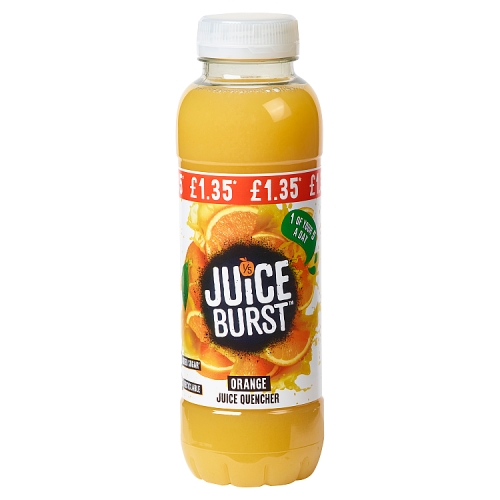 Juice Burst Orange 400ml PMP pack shot