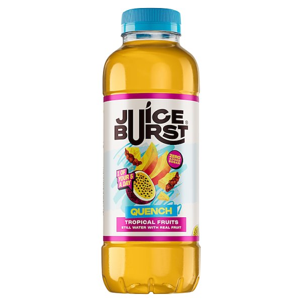 Juice Burst Quench Tropical Fruits 500ml pack shot