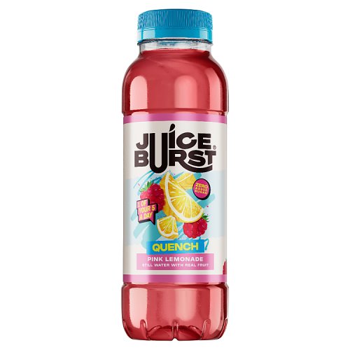 Juice Burst Raspberry Lemonade 330ml pack shot