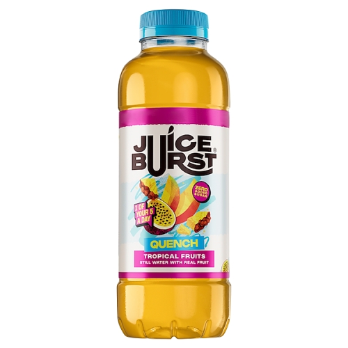 Juice Burst Quench Tropical Fruits 500ml PMP pack shot