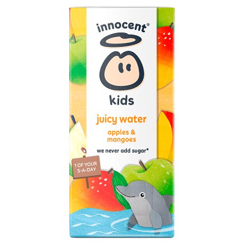 Innocent Juicy Water Apple & Mango 200ml pack shot