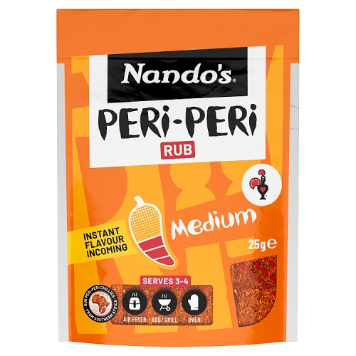 Nandos Medium Seasoning Rub 25g pack shot