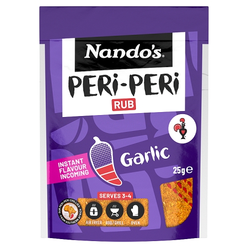Nandos Garlic Seasoning Rub 25g pack shot
