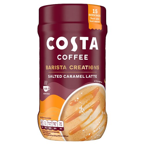 Costa Coffee Barista Creations Instant Salted Caramel 255g pack shot