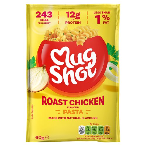 Mugshot Roast Chicken Pasta 55g pack shot