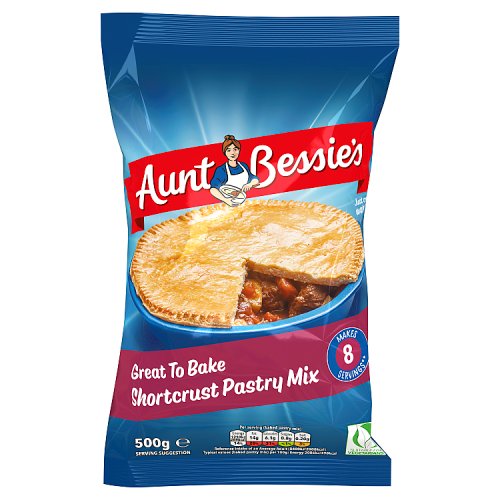 Aunt Bessies Shortcrust Pastry 500g pack shot