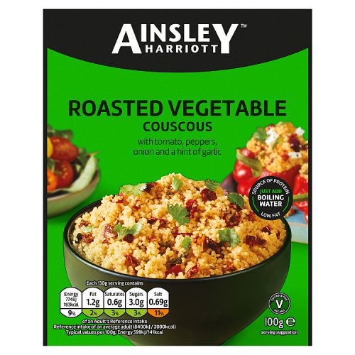 Ainsley Harriott Cous Cous Roasted Veg 100g pack shot