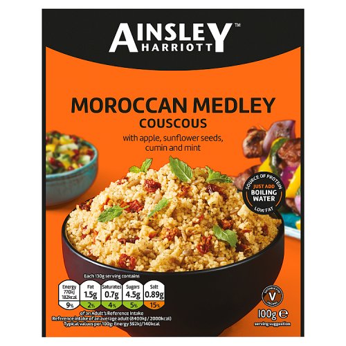 Ainsley Harriott Cous Cous Morocan Medley 100g pack shot