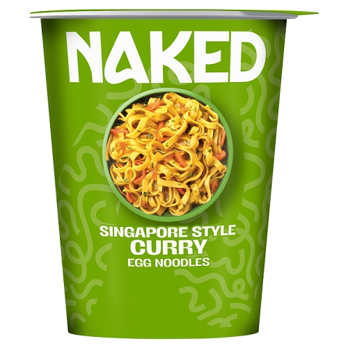 Naked Noodle Singapore Curry Noodle Pot 78g pack shot