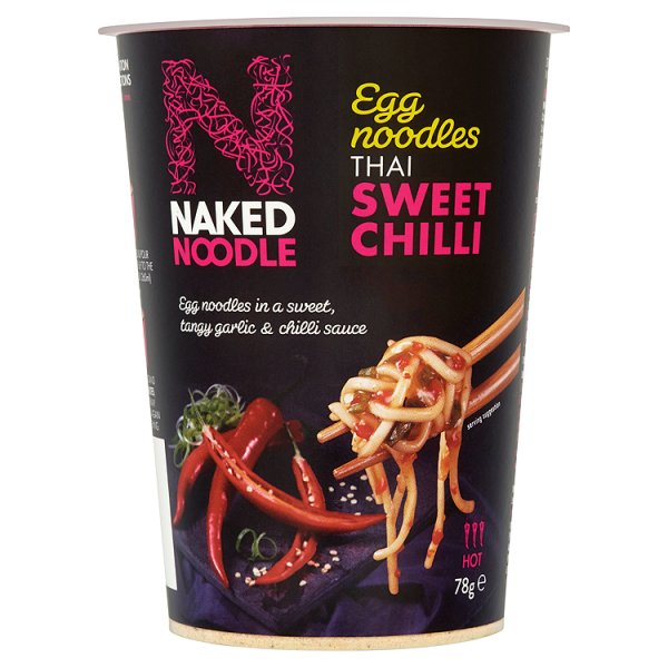 Naked Noodle Sweet Chilli Noodle Pot 78g pack shot