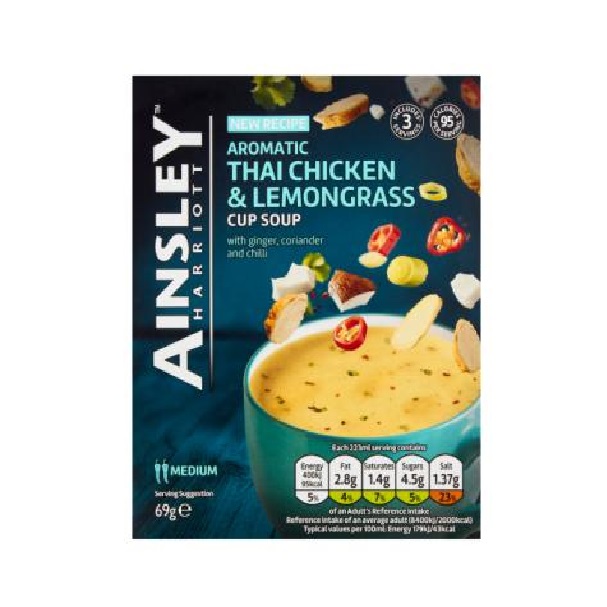 Ainsley Harriott Cup Soup Thai Chicken 66g pack shot