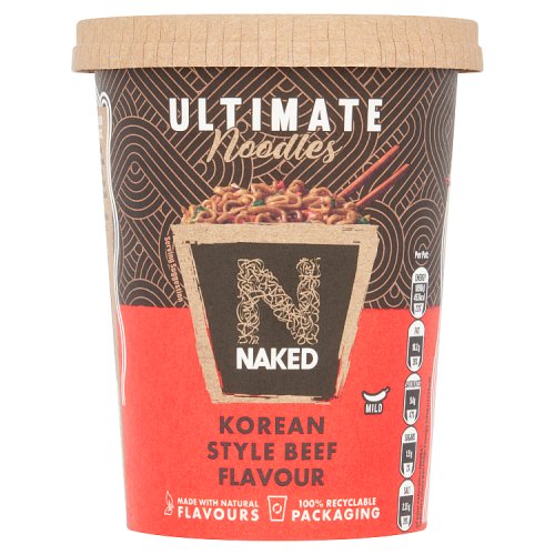 Naked Noodle Ultimate Korean Beef 90g pack shot