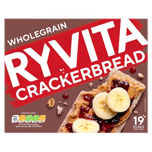 Ryvita Wholegrain Crackerbread 125g pack shot