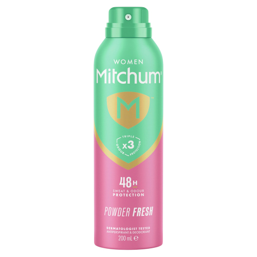 Mitchum Advanced Powder Fresh Woman 200ml pack shot