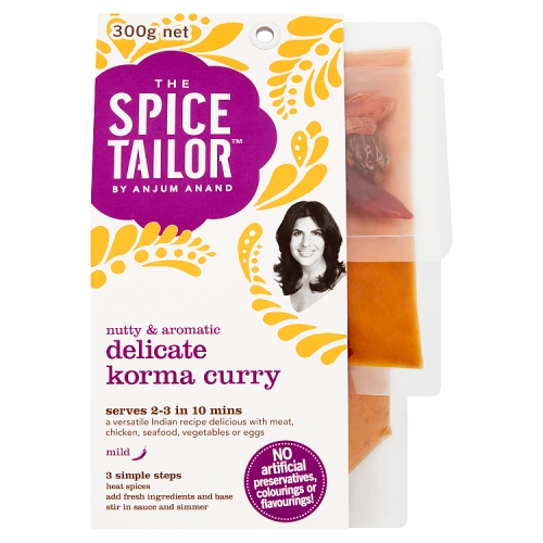 The Spice Tailor Korma Curry 300g pack shot