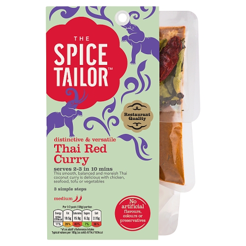 The Spice Tailor Thai Red Curry Kit 275g pack shot