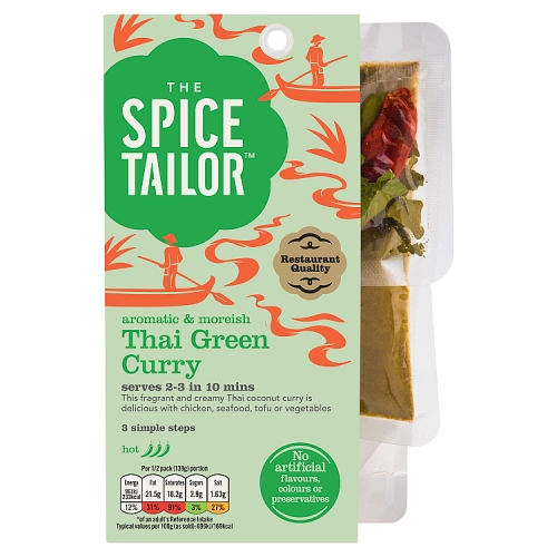 The Spice Tailor Thai Green Curry Kit 275g pack shot