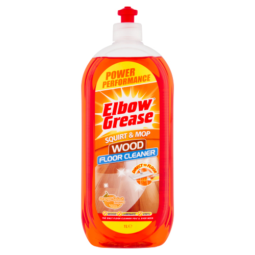 Elbow Grease Squirt & Mop Floor Cleaner Wood 1Ltr pack shot