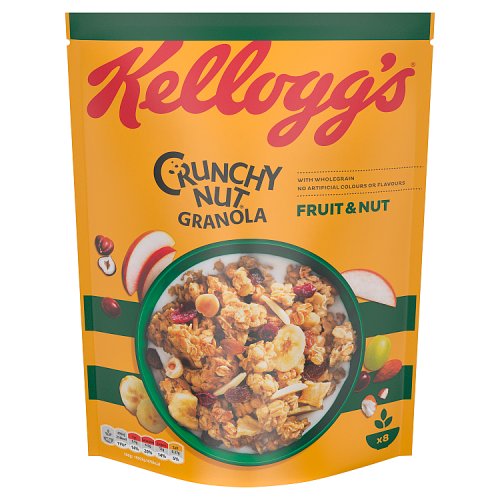 Kelloggs Crunchy Nut Granola Fruit & Nut 380g pack shot