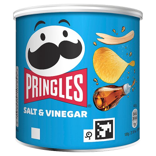Pringles Salt & Vinegar 40g pack shot