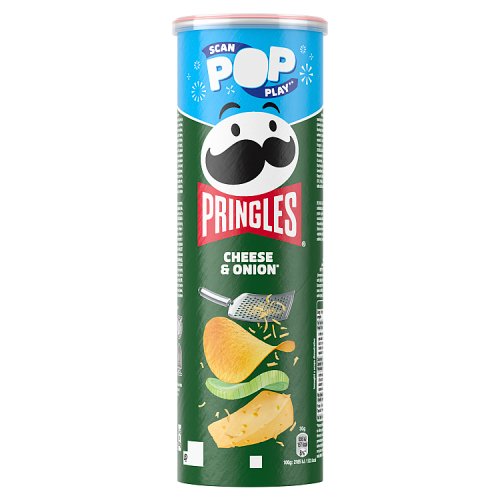 Pringles Cheese & Onion 165g pack shot
