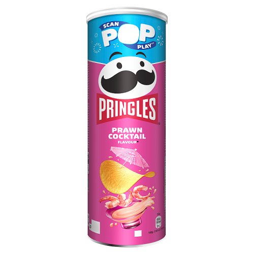 Pringles Prawn Cocktail 165g pack shot
