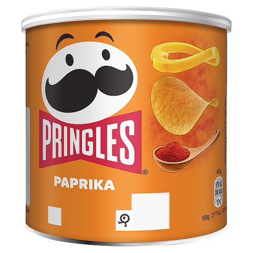 Pringles Paprika 40g pack shot