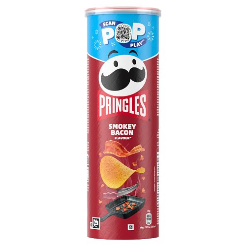 Pringles Bacon 165g pack shot