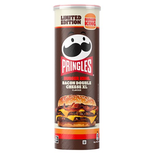 Pringles Burger King Bacon Double Cheese XL 165g pack shot