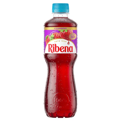 Ribena Strawberry NAS 500ml pack shot