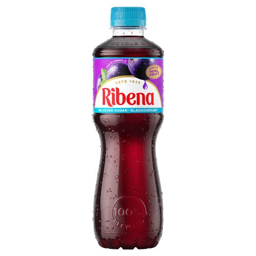 Ribena Light Blackcurrant 500ml pack shot