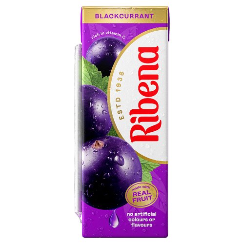 Ribena Tetra Pack 250ml pack shot