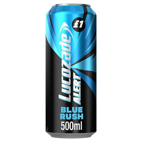 Lucozade Alert Blue 500ml PMP pack shot