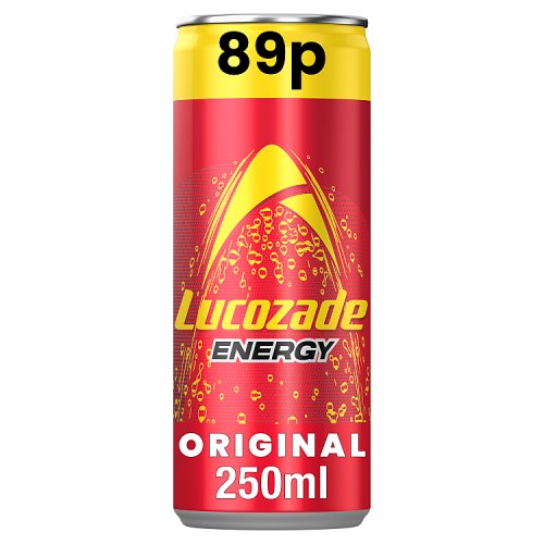 Lucozade Energy Original 250ml PMP pack shot